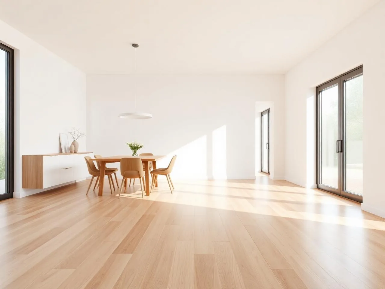 Laminate flooring samples from Angelo's Flooring in Northeast Ohio